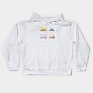 Mount Fuji - Four Seasons Kids Hoodie